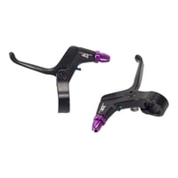Ioensy - Palanca De Freno Para Niños Diámetro De Abrazadera De 22,2 Mm Palancas De Freno Para Niños Negro Violeta