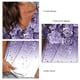 thumbnail image 2 of Blusa holgada informal de verano con estampado floral y escote en V profundo para mujer, de manga corta, 2 of 6