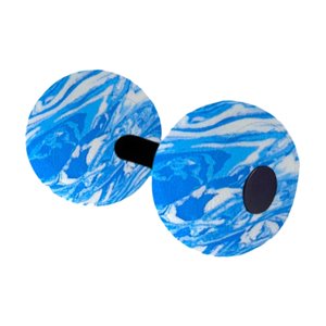 Ioensy - Mancuernas Acuáticas Para Adultos, Ligeras, De Eva, Para Fitness En Piscina, Color Azul Y Blanco