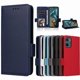 thumbnail image 3 of Funda Cartera para Motorola MOTO E15 4G Tapa Flip con Ranuras y Soporte Azul, 3 of 5