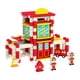 thumbnail image 1 of Casa De Madera Diy Juego De Bloques De Construcción Juguete De Aprendizaje De Ingeniería Estación De Bomberos, 1 of 5