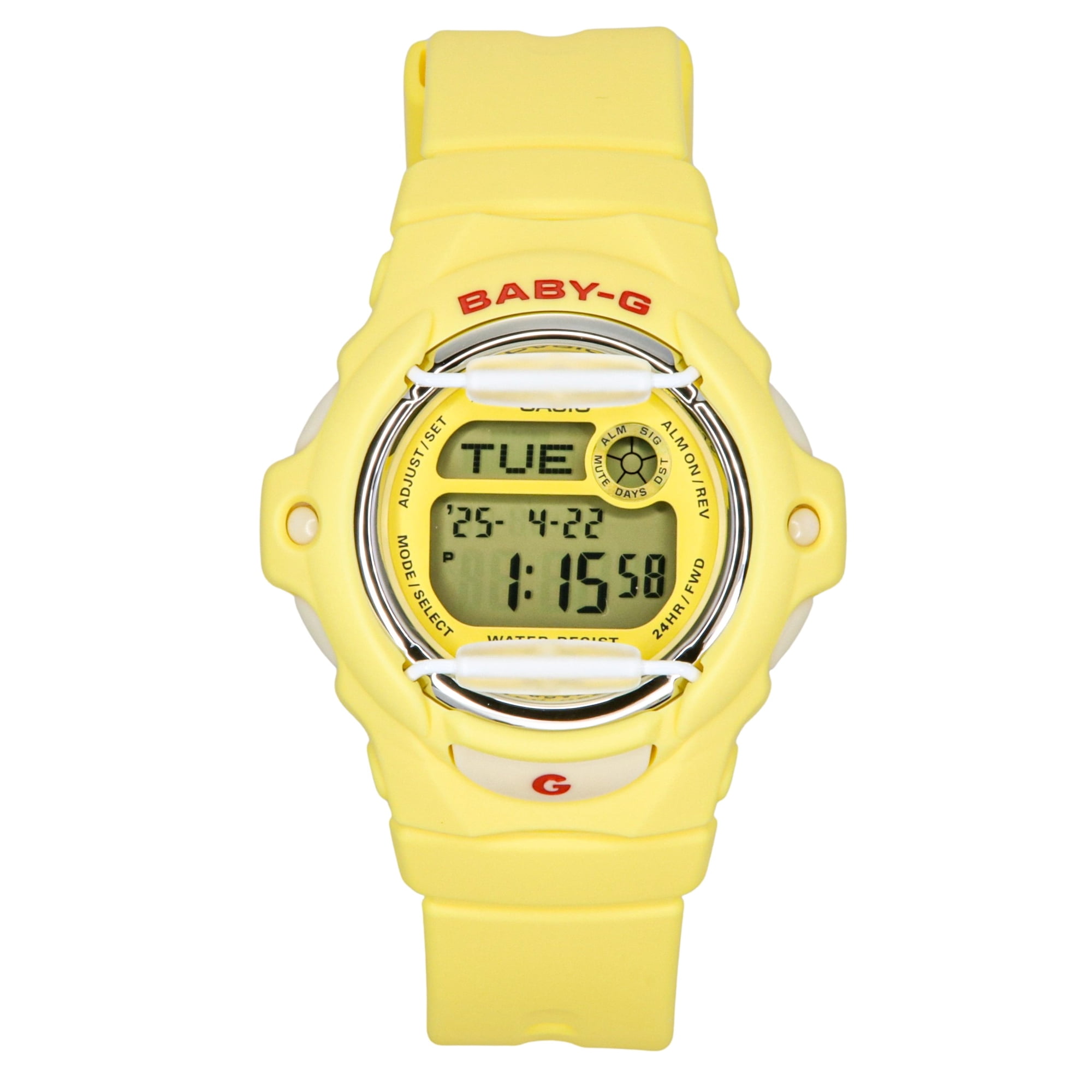 Reloj Digital Casio Bg-169ch-9 Amarillo Mujer