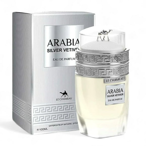 Arabia Silver Vetiver EDP Perfume Perfume for Men 3.4 oz/100 ml