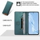thumbnail image 4 of Funda Tipo Cartera de Cuero Sintético para Samsung Galaxy S23 Ultra Bloqueo RFID, con Ranuras para Tarjetas y Bolsillo para Efectivo, Cierre Magnético Fuerte Verde, 4 of 6
