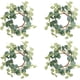 thumbnail image 1 of 4 anillos para velas de pilar, portavelas con hojas de eucalipto, decoración rústica de granja para Pascua, Navidad, bodas, fiestas, mesas de casa., 1 of 5