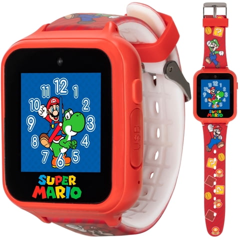 Reloj Inteligente Infantil Accutime Super Mario Con Cámara Y