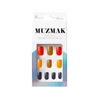 Muzmak - - Uñas Press On Jelly Palette Regular Square 36 U.