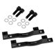 thumbnail image 1 of Adaptador De Montaje De Freno De Disco Delantero Y Trasero De Bicicleta MTB De 203 Mm 2 Piezas Negro, 1 of 5