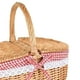 thumbnail image 5 of Canasto de Picnic de Mimbre Tejida a Mano con Forro Lavable para Pan y Frutas, 5 of 5