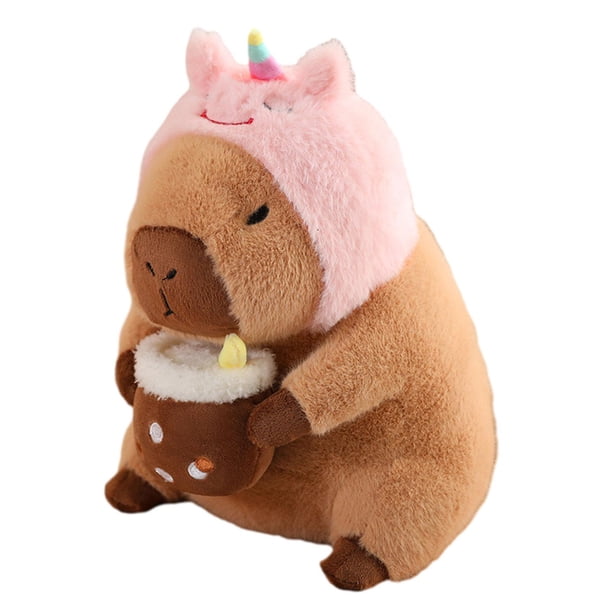 Carpincho de Peluche de Juguete, Capibara de Peluche, Decoración Del Hogar, Coleccionable, Lindo Animal de Peluche de Capibara para Regalos, Niños, Ni Unicornio