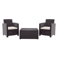 Sanchia - Juego Terraza Álamo Duo Chocolate