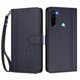 thumbnail image 3 of Funda Cartera Trébol para Xiaomi Redmi Note 8 4G con Ranuras Tarjetas y Carga Inalámbrica Azul oscuro, 3 of 6
