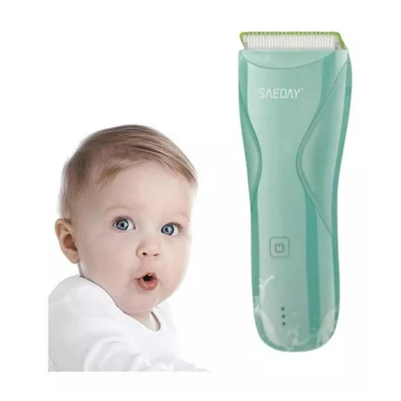 Maquina Corta Pelo Para Bebes Inalámbrico IPX7 Celeste