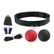 thumbnail image 3 of Pelota De Boxeo, Diadema, Equipo De Boxeo Para Fitness, Pelota De Boxeo De Agilidad, Roja Y Negra, 3 of 5