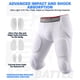 thumbnail image 3 of Faja Protectora de Fútbol Americano Exxact Sports A4XL Blanco 7 Almohadillas, 3 of 6