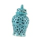 thumbnail image 3 of Florero Bodas Escritorio Estilo Oriental Mesa Arreglo Floral Templo Jar Azul, 3 of 5