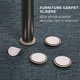 thumbnail image 5 of Deslizadores para muebles WEHOTECTION, 24 piezas, 2.5 cm, deslizadores para muebles, 5 of 7