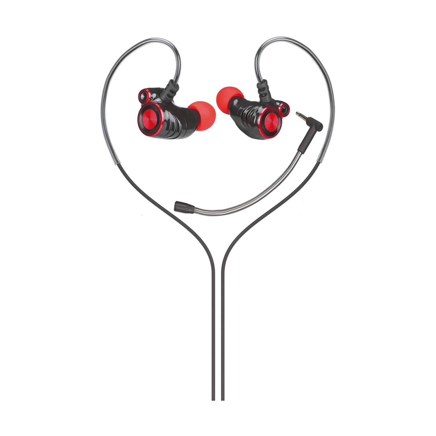 Hp - Audifono Gamer Inear Jack 3.5 Rojo Dhe-7002