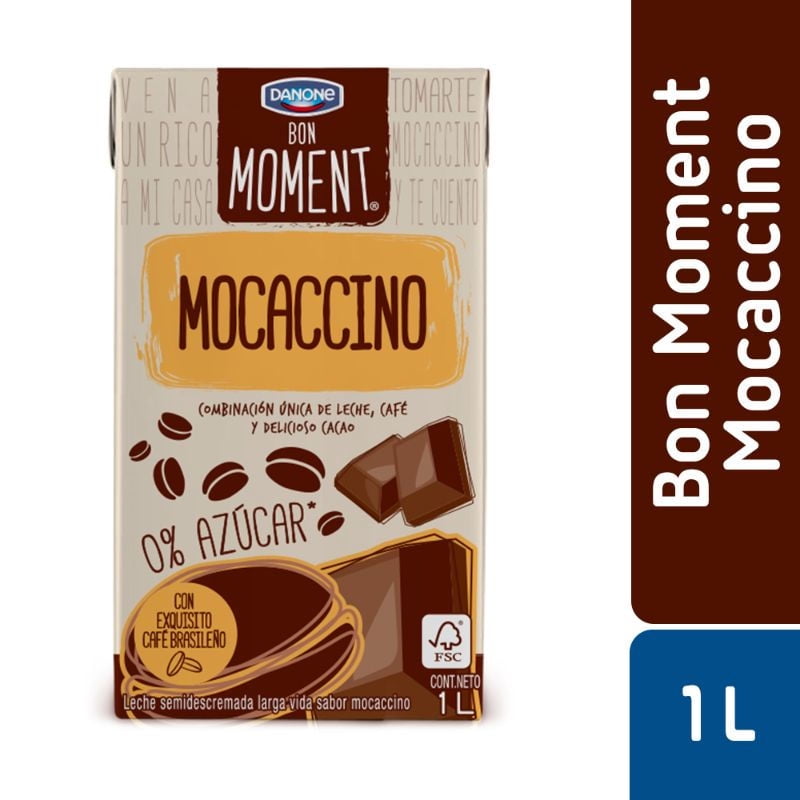 Leche Bon Moments Mocaccino Caja 1 L Danone