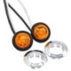 thumbnail image 2 of Luces de remolque RoadPro RP534A2 RP534R2, LED redondas, paquete de 2 unidades, color ámbar, 2 of 2