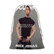 thumbnail image 1 of Nick Jonas Bolsa de regalo con cierre de cinta navideño para decoración de Navidad,39cm×30 cm., 1 of 6