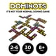 thumbnail image 2 of Juego de fichas AQUARIUS Space Invaders Dominots con licencia oficial, 2 of 7