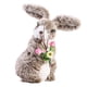 thumbnail image 4 of Conejo De Pascua Suave Con Corona, Accesorios Para Fotos, Arte Para Escritorio Al Aire Libre, Adorno B, 4 of 5