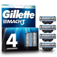 Repuestos De Afeitar Mach3 Con Hojas Más Afiladas 4 Un Gillette