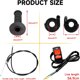 thumbnail image 3 of HIAORS 78 Mini Bike Throttle Cable Assembly Kit Compatible, 3 of 3