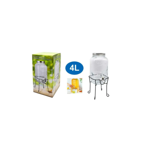 Genérico - Tarro Sellado De Vidrio 4L