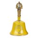 thumbnail image 1 of Campana tibetana Incense Garden de 14 cm, amarilla, nota G, 1 of 6