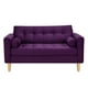 thumbnail image 1 of Sofa Retro 2c Felpa 05 Morado, 1 of 6