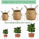 thumbnail image 5 of Cesta Yesland para almacenamiento de plantas de hierba marina tejida, 30 x 27 cm, tamaño L, 5 of 7
