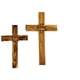 thumbnail image 2 of Cruz de madera de olivo tallada a mano Bethlehem Gifts TM 13 cm, 2 of 2