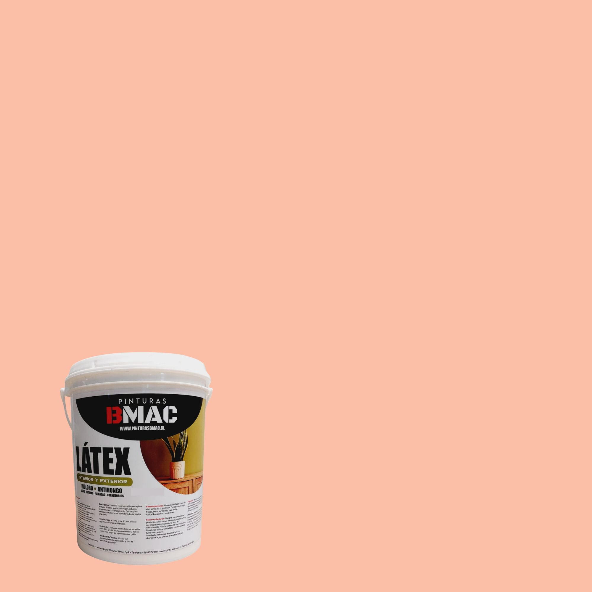 Latex Acrilico Damasco Galon Bmac