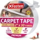 thumbnail image 1 of Cinta adhesiva XFasten de doble cara, 5 cm x 27,4 m, para alfombras, 1 of 9