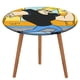 thumbnail image 1 of Johnny Bravo-theme Fitted Round Tablecloths Elastic Edged Table Covers Waterproof Table Cloth for Kitchen Holiday Party Tables Decor 120cm, 1 of 6