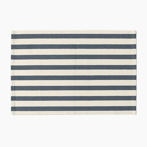 Paño De Cocina Grueso 100% Algodon 40x60cm De Alta Absorción Rayas Gruesas