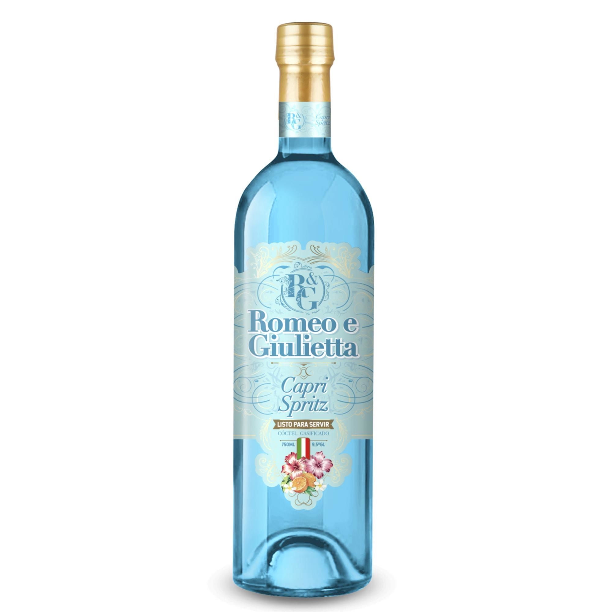 Cóctel Capri Spritz 9,5° Botella 750 cc Romeo E Giulietta
