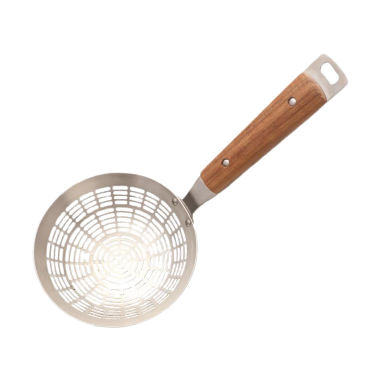 Bothyi - Cucharón Colador Con Aislamiento Térmico, Cuchara Espumadera Para Cocinar Pastas Y Freír Papas Fritas Pequeñas