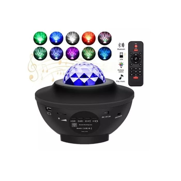 Masterprox - Proyector De Galaxia Estrellas Led Y Sonido Bluetooth