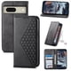 thumbnail image 1 of Funda Flip FOXDOCK para Google Pixel 8 , Estilo Billetera con Diseño Rombo, Correa de Mano y Soporte, Uso Diario, 1 of 6