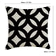 thumbnail image 2 of Xiao Hua Funda de Almohada Impermeable en Blanco y Negro, Diseño de Patrón Geométrico para el Hogar, Funda de Almohada para Sofá, 1 Pieza, 17.7 X 17.7in, 2 of 4