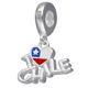 thumbnail image 1 of Colgante Charm Bandera de Chile Esmaltado en Plata 925, 1 of 2