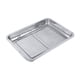thumbnail image 1 of Bandeja Para Hornear Galletas, Barbacoa, Fácil De Limpiar, Para Reuniones Familiares, Pasteles, Con Rejilla, 36 Cm X 27 Cm X 4,8 Cm, 1 of 5