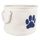 thumbnail image 2 of Papelera de almacenamiento Bone Dry para mascotas, plegable, pequeña y redonda, color blanquecino, 2 of 9
