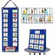 thumbnail image 1 of Kit de programación visual para niños, 1 pieza de programación visual con 70 tarjetas de PVC Waterprode y 72 tiras adhesivas circulares, tabla planificada para niños duradera para colgar (símbolos de, 1 of 7