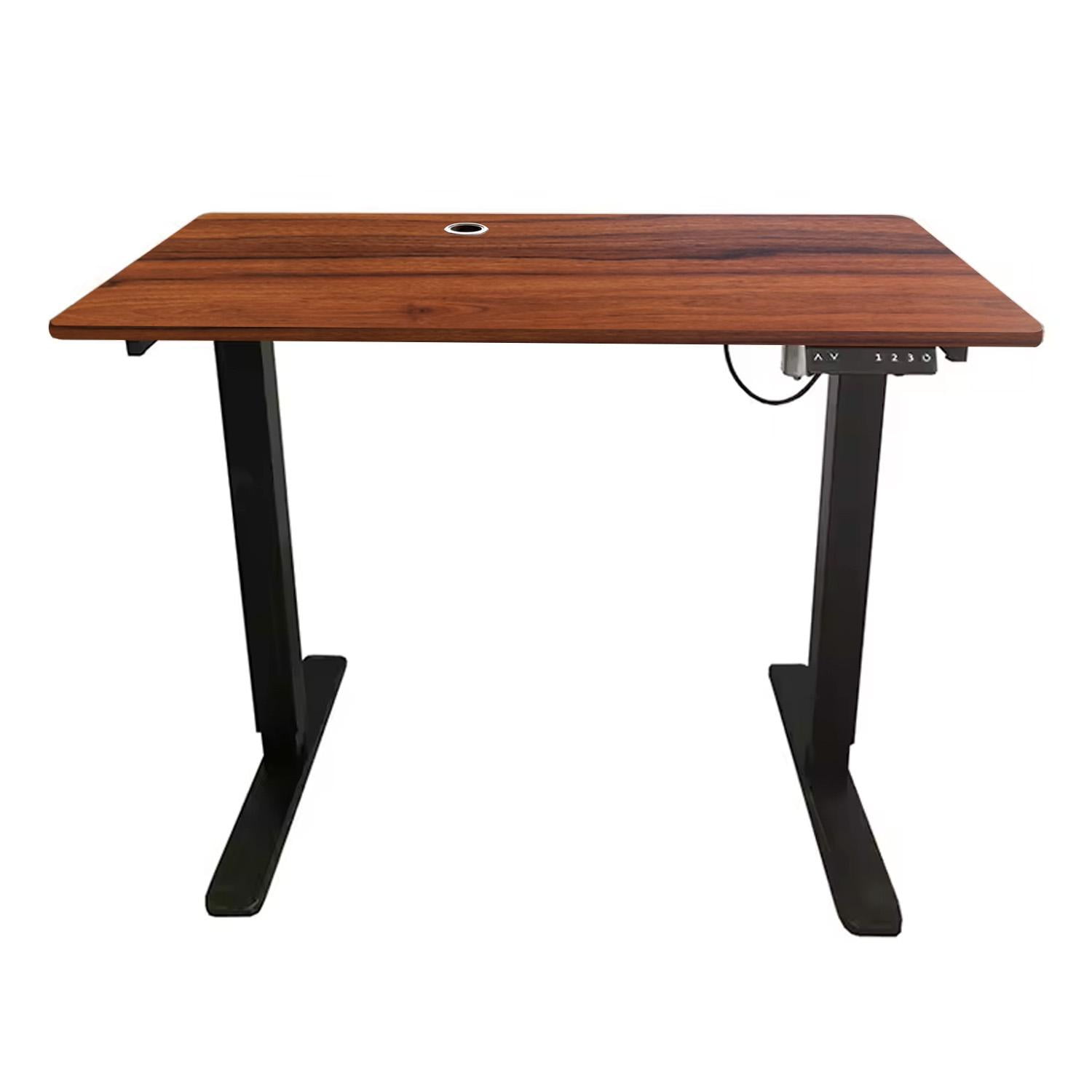 Global Latin Group - Escritorio Ajustable Automático 140x60cm Altura Regulable Marron