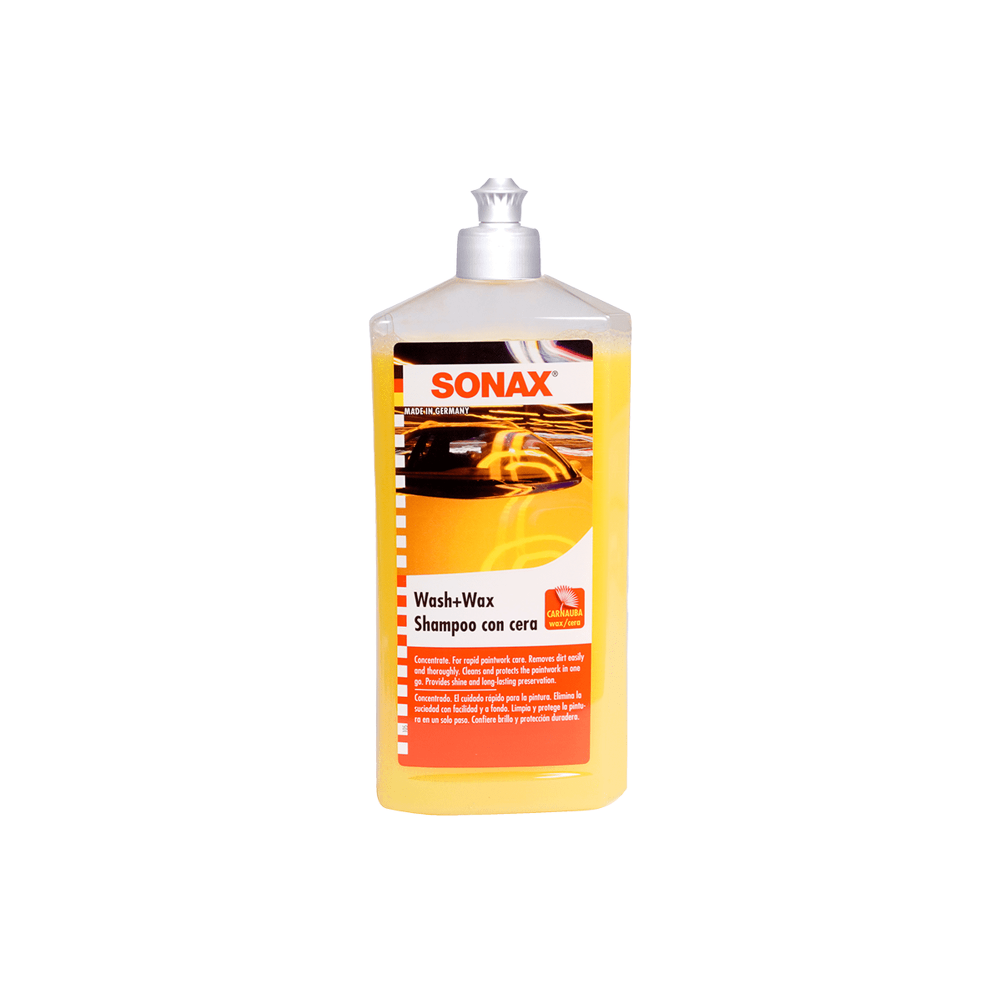 Shampoo Con Cera Sonax 500ml - Protección Y Brillo Duradero