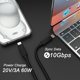 thumbnail image 3 of Cable de carga Cablelera USB tipo C a C de 2 m, negro, 60 W, 10 Gbps, 3 of 5